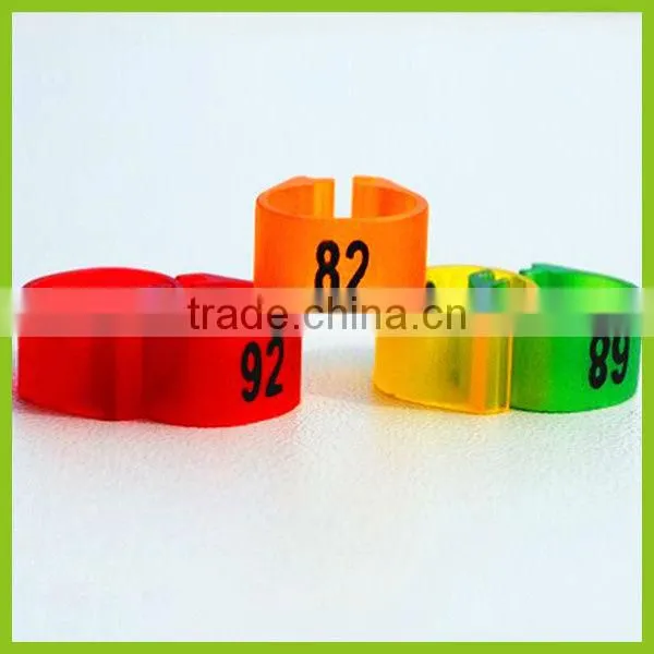 2014 Newest plastic rings for pigeon open plastic rings