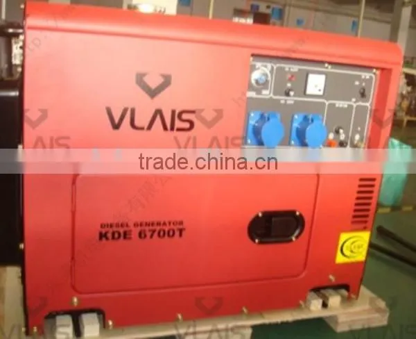 Vlais KDE6700T 5kw Super Silent Diesel Generator,6.5 Kva Slient Diesel Generaotr for Sale photo-3