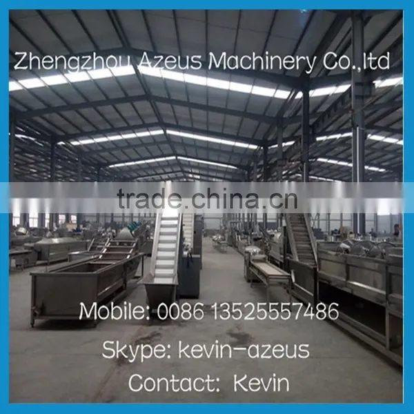 300kgs/h full automatic processing plants for frozen potato strips