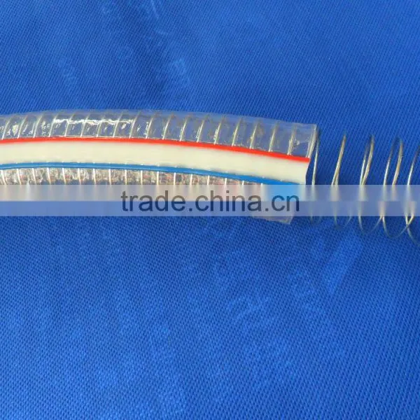 PVC Spiral Transparent Spring Pipe Steel Wire Reinforced Hose photo-4
