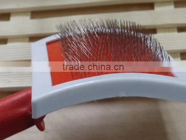 Plastic Pet Slicker Brush With Tied Card Packing photo-2
