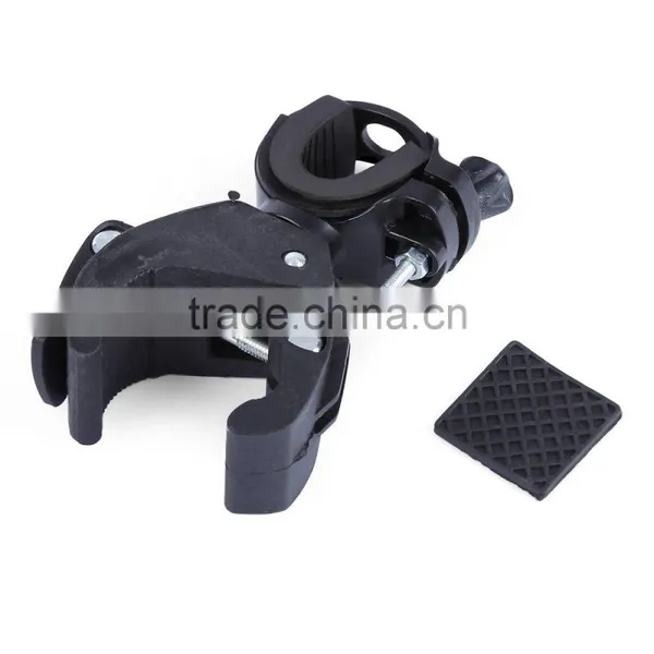 Bicycle Light Bracket Front Holder Flashlight Clip 90 Degree Rotation Bike Equipment Mount on Frame Handlebar Seatpost photo-4