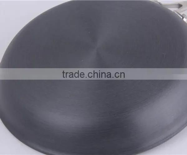 Ceramic Coating Flat Non-Stick Frying Pan With Hard Handle photo-3
