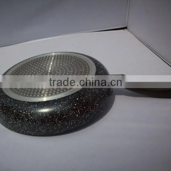 Carbon Steel Divided Non-stick Stone Coating Fry Pan photo-5