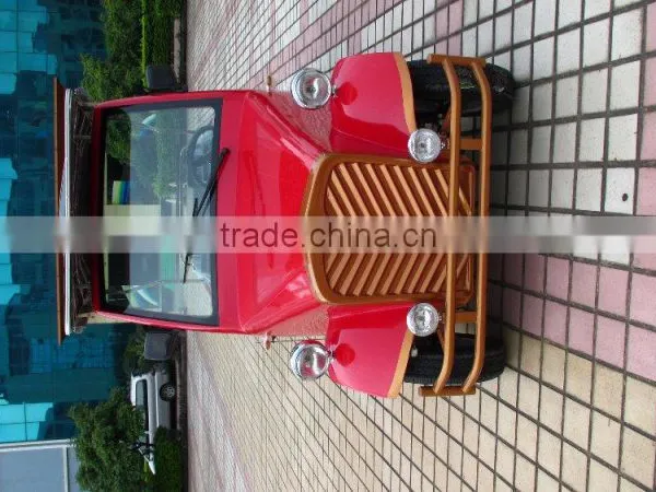 Quality Assured 4 Wheel 4KW Electric Classic Vintage Cart for Golf Course photo-3