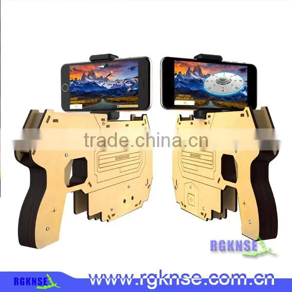 2017 Rgknse/locse Toy Bluetooth Wireless Shooting Game Player Wood AR Game Gun photo-4