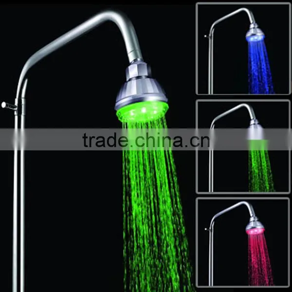 LD8010-A2 LED Glow Temperature Sensor Shower Head, Seven Colors Flashing With 4 Lamp Sprinkler photo-6