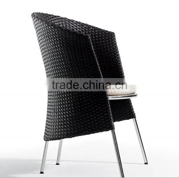 2017 Trade Assurance Modern Design Outdoor Synthetic Rattan Handmade Garden Line Compact Dining Table Set photo-3