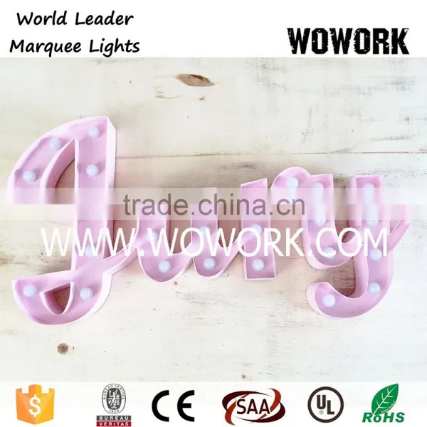3D Letter Led Wall Light photo-5
