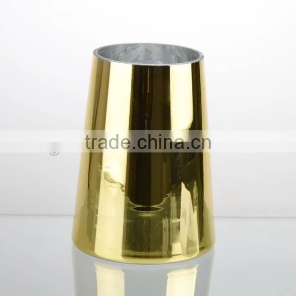 Hand Made Top Grade Home Decor Color Electroplate Glass Vase Style photo-2