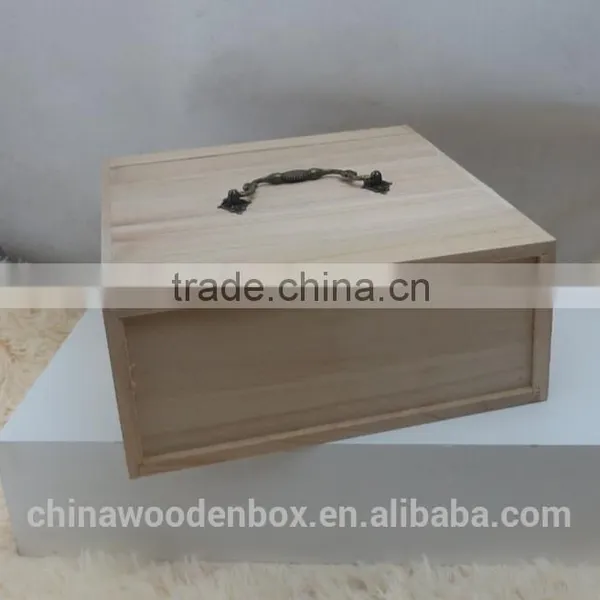 Refined Double Layer Wooden Tea Box photo-2
