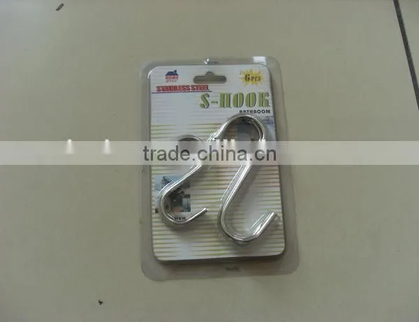 HIGH QUALITY Wall Coat Hat Hooks Hardware S Meat Hook Slatwall Display Hook SWIVEL HOOK photo-2