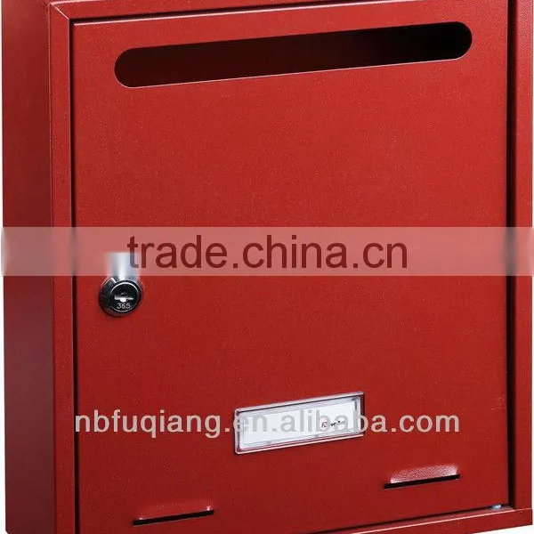 FQ-176 Small Wall Mounted Cast Iron Mailbox Metal Mailbox Newspaper Deliverry Box photo-2