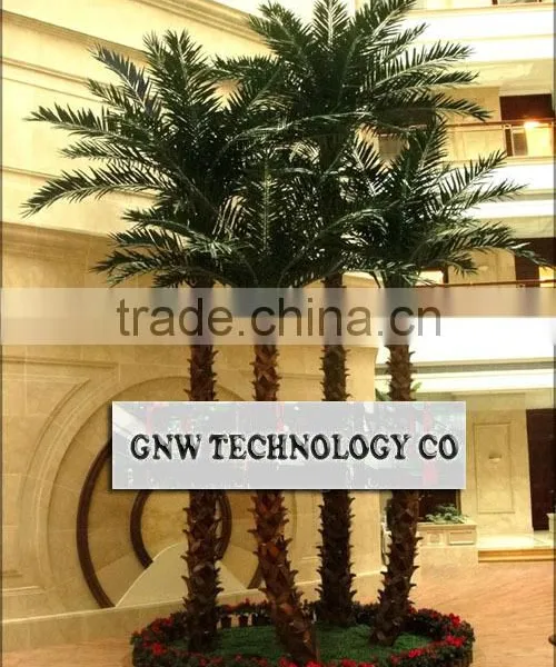 GNW APM011 10ft High Artificial Palm Tree UV Resistant Leaves Outdoor Landscaping Decoration photo-6