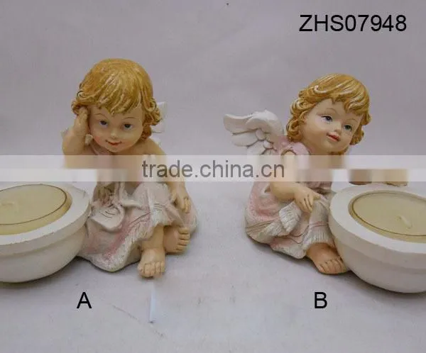 2016 Hot Sale Angel Design Wedding Candle Holder