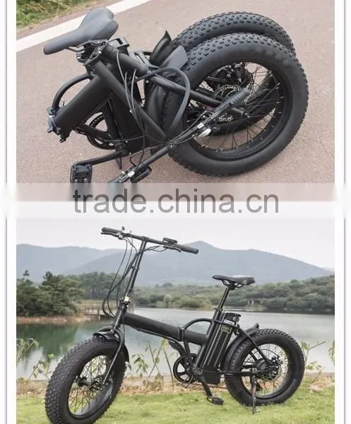 20 Inch Fat Tyre Folding Electric Bike Foldable Motorbike Folding Electric Bicycle photo-6