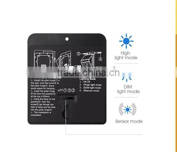 8 LED Solar Power Motion Sensor Garden Security Lamp Outdoor Waterproof Light photo-2
