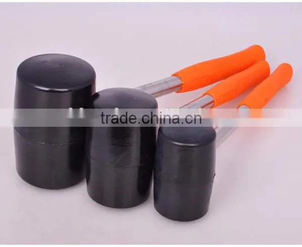 ASAKI Black Rubber Hammer Tile Rubber Mallet Sizes photo-2