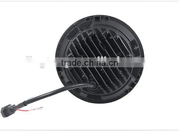 IP68 7 Inch Landrover Defender LED Headlights Hi-low Beam Moving Driving LED Headlamp photo-5