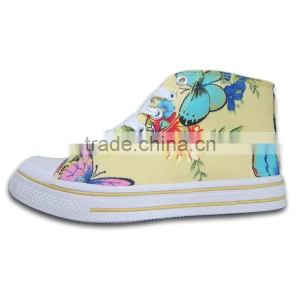 Printed Butterfly Children's Shoes With Trading Company