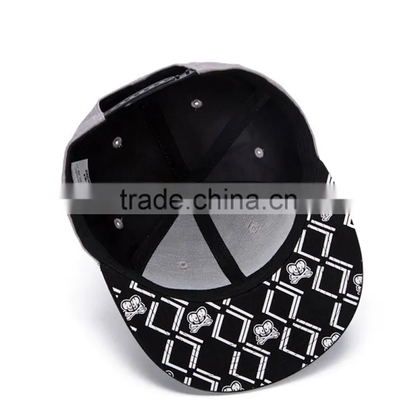 Snapback Cap ,cheap Custom Embroidery Flat Brim Snapback Cap photo-5