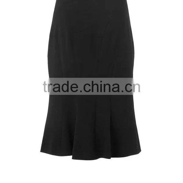 Ladies' Fashion Polyester Chiffon Ruffle Botton Fit Style Tutu Skirt photo-2