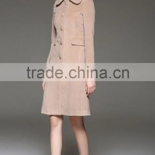 Made To Measure Women's Warm Winter Wool Overcoat Long Coat Fashion Outwear photo-4
