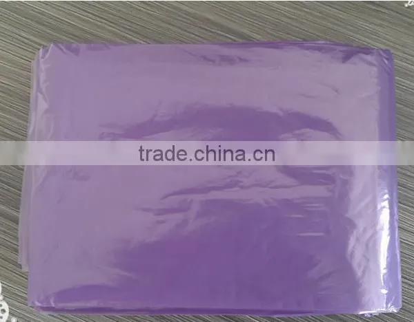 PE Disposable Semitransparent Emergency Purple Poncho photo-2