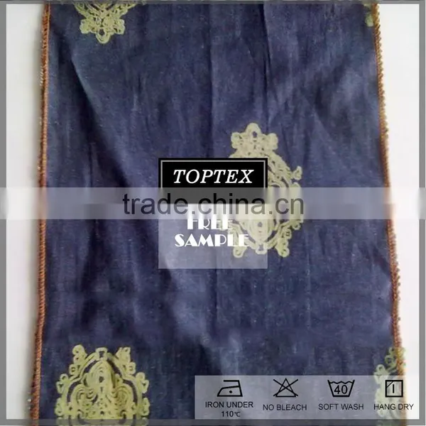4.5oz Tear-Resistant 100 % Cotton Twill Denim Fabric photo-2
