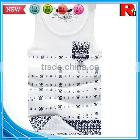 China Custom Wholesale Racer Back Men Tank Tops in Bulk photo-4