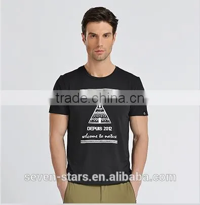 Plain Machine Washable Man T-shirt With High Quality photo-4
