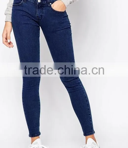 Runwaylover Elastic Fashion Blue Denim Jeans Women Top Quality Wholesale photo-5