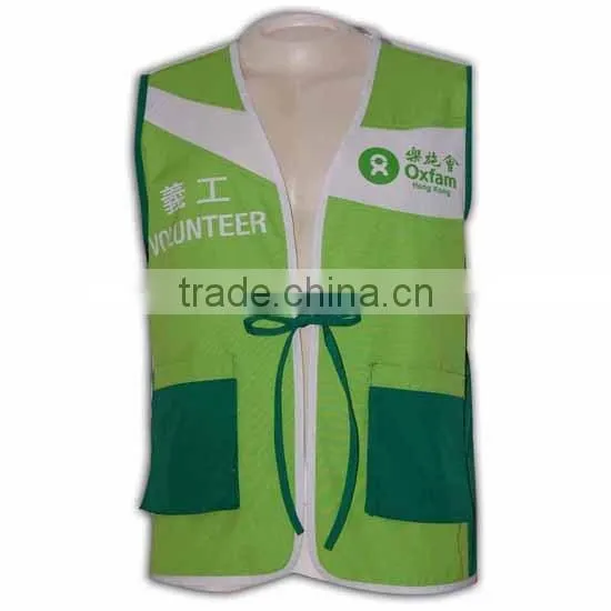 Green Volunteer Vest For Promotional photo-3