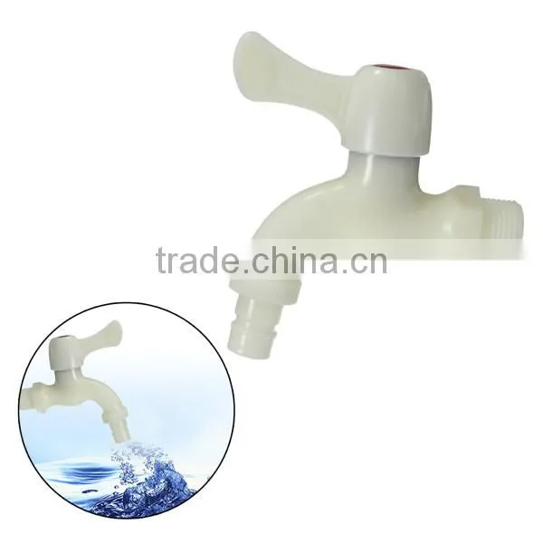 Best Promotion!!11mm Outlet Plastic Off White Male Thread Water Tap Faucet Garden Kitchen Sink Lowest Price photo-2