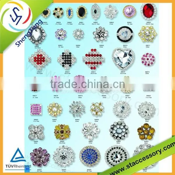 Wholesalecrystal Rhinestone Button Hign Quality Crystal Rhinestone Button photo-6