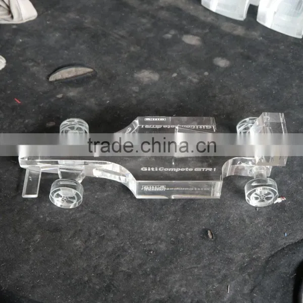 Noble Customized Made Crystal Glass Car Model For Souvenir Gift photo-4