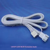 LED Light Strip Connector Adapter 4 Pin Female Plug Cables for RGB SMD 5050 Flexible PCB photo-2