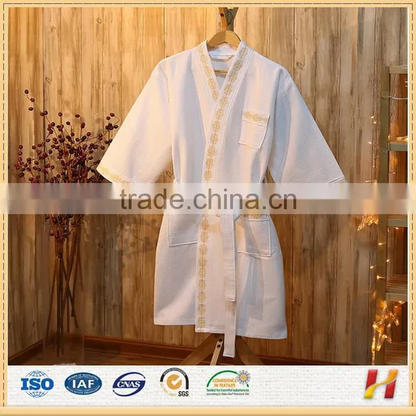 Manufacture Patterned Camouflage Cotton Quilted Waffle Bathrobes