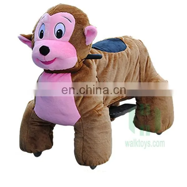 Coin Operated Rides Electrical Animal Toy Car Plush Animal Electric Scooter Stuffed Dog Rider For Shopping Mall Indoor Amusement photo-5