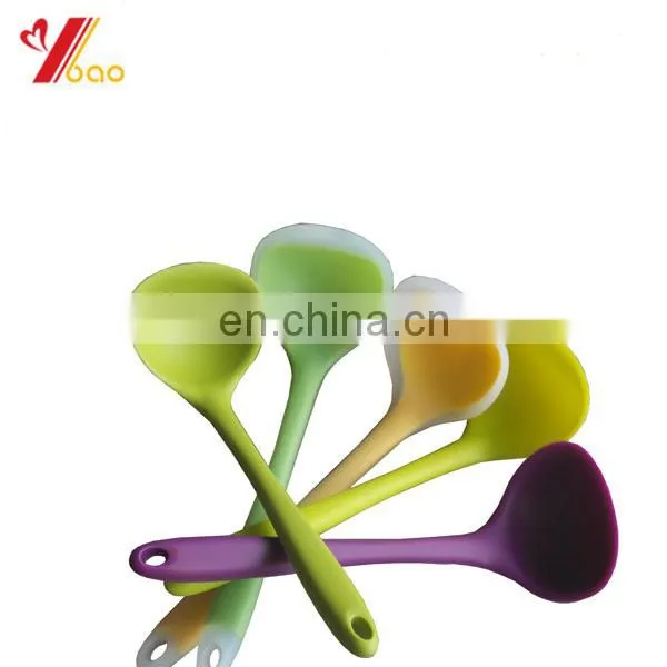 Eco-friendly Silicone Soup Spoon Colorful Silicone Spoon photo-5