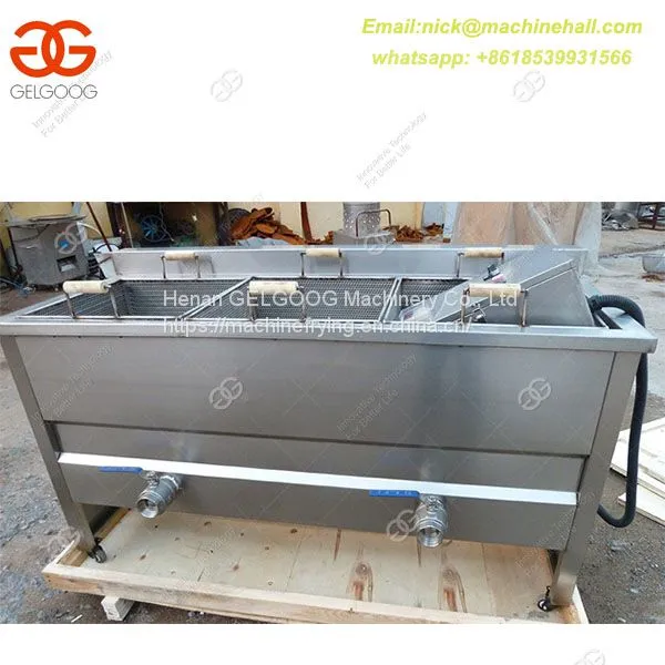 High Quality Semi Automatic Deep Frying French Machine|Easy Operate Potato Chips Deep Fryer Machine photo-3