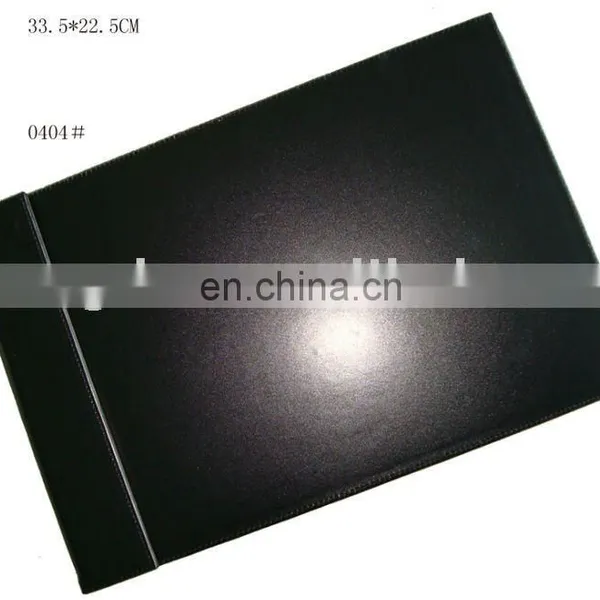 Hot Selling High Quality Custom Black Leather Writing Pad PU Notepad photo-2
