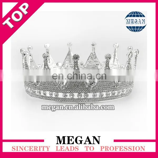Charming Princess Prom Headband Circle Round Crown Bridal Wedding Tiara Coront photo-5
