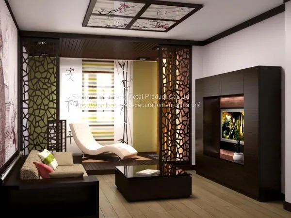 Background Wall Decoration With Hotel Stainless Steel Wall Panel photo-3