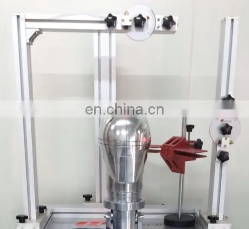 Drawing Line and Fixed Point Testing Machine /Infrared Emitter Drawing Line Tester/checking Helmet Impact Point Testing Machine photo-2