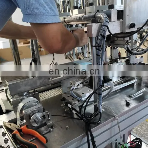 Best Sale High Speed Mask Machine Ear Loop Mask Mask Ultrasonic Automatic Ear Band Spot Welding Machine photo-5