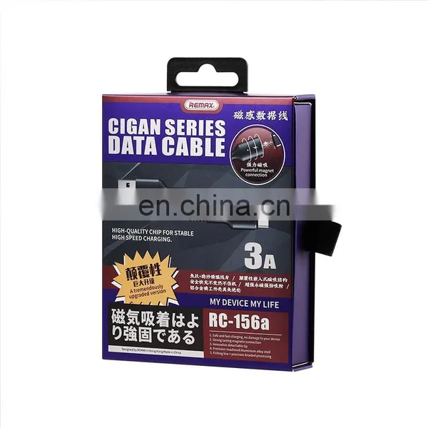 Remax RC-156 Embedded Strong Magnetic 3A 3 in 1 Magnetic Charging Data Cable Nylon Braided Usb Cable photo-4