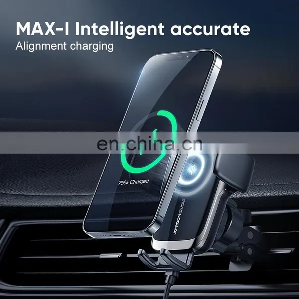 Joyroom ZS248 FCC CE Qi Car Charger Mobile Suction Cup Version Qi 15W Wireless Fast Charging Car Phone Holder photo-5
