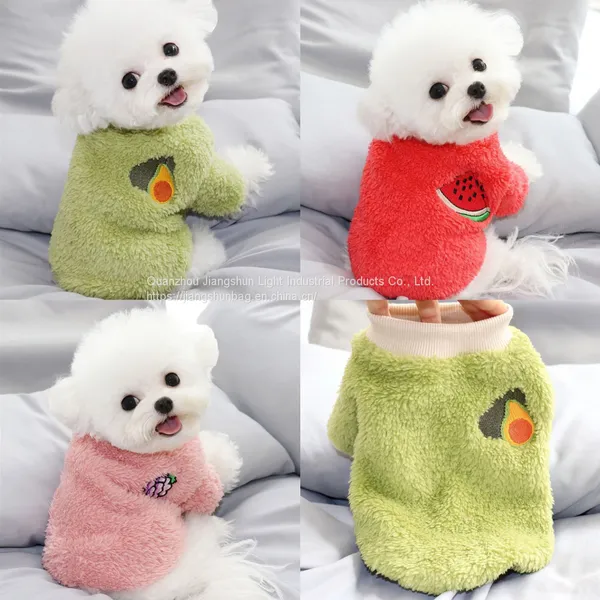 Amazon Hot Style Animal Accessories Dog Fashions Pet Clothes Winter Warm Clothing Low MOQ photo-5