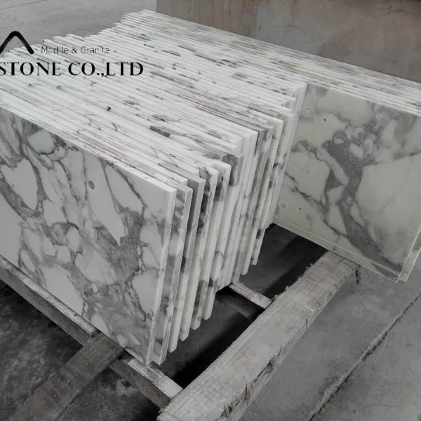 China Manufacturer Italy Calacatta White Marble Vanity Top Bathroom photo-3